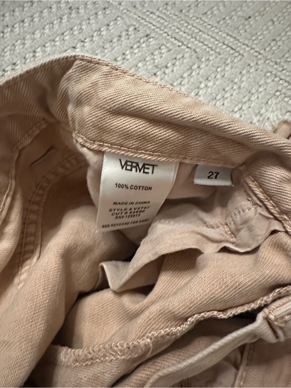 Vervet pink cropped loose jeans - Picture 5 of 5